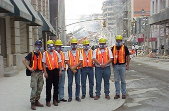 Seven person team deployed with Ground Zero