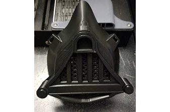 a 3D-printed Darth Vader mask
