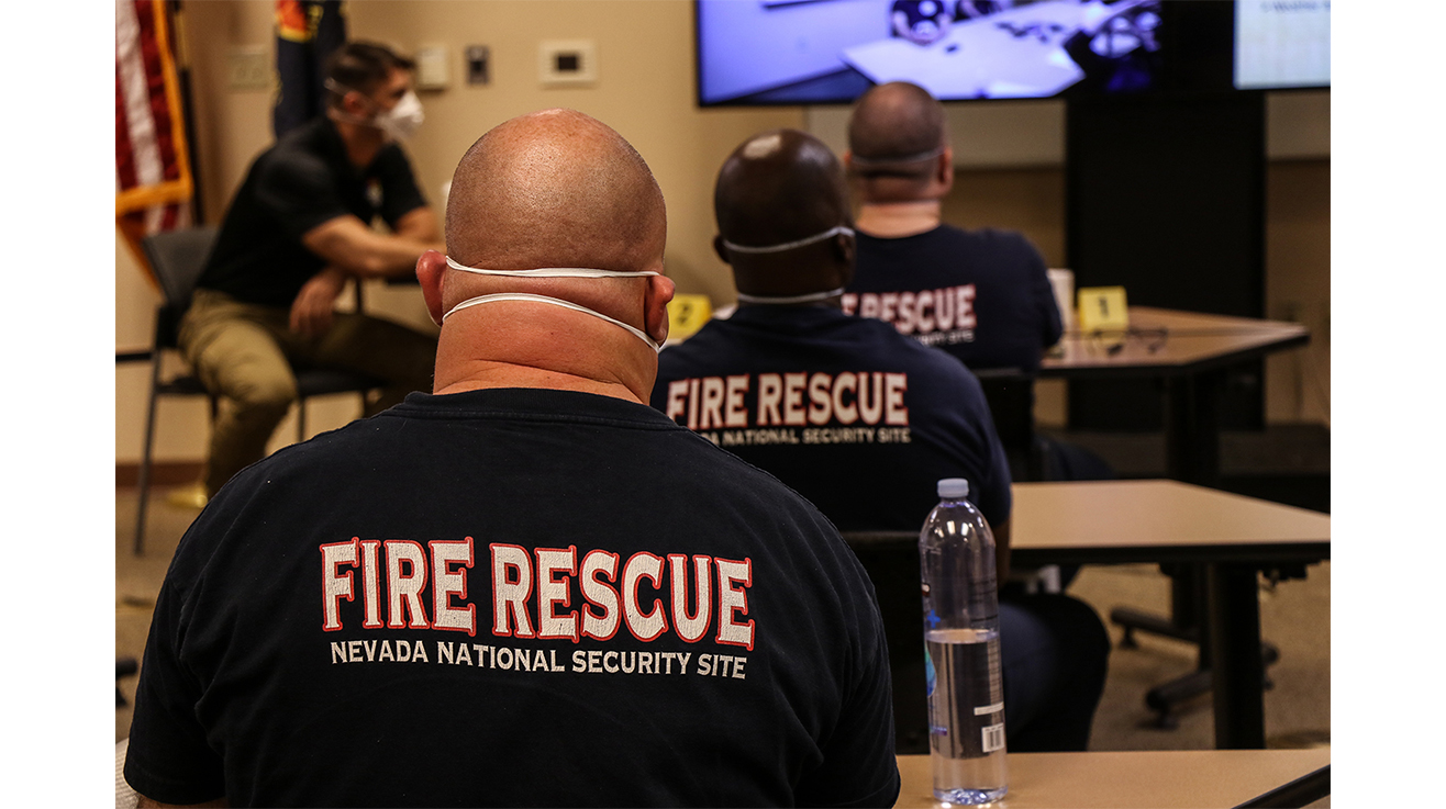 NNSS Fire & Rescue is now fully trained to conduct public safety sampling of unknown, potentially hazardous, substances (liquid, powder, etc.).