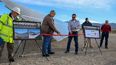 solar ribbon cutting