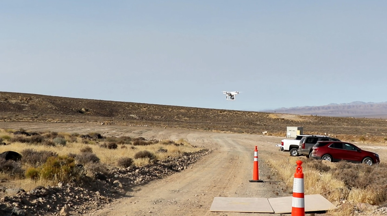 A Sandia National Laboratories UAS launches at Port Gaston during a NNSA DNN cUAS research and development campaign.