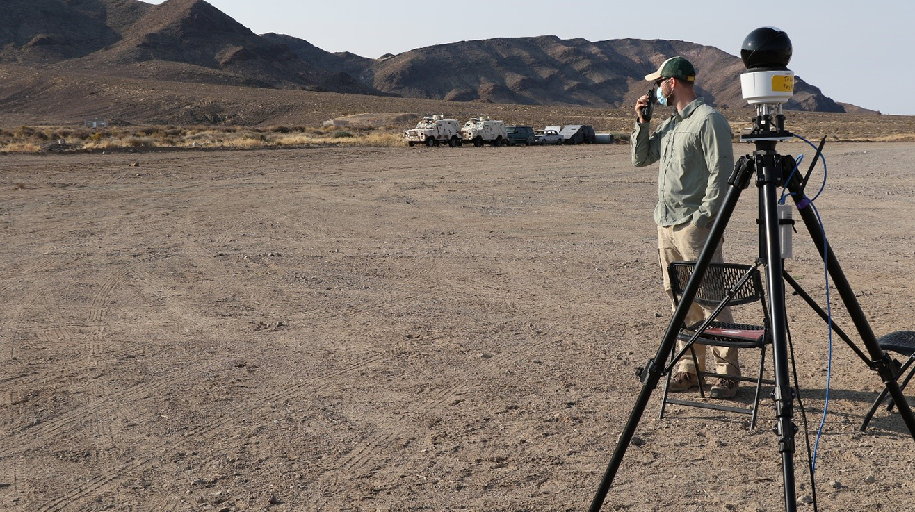 John van der Laan coordinates Sandia National Laboratories UAS and instrumentation operations during the NNSA DNN office-funded research and development campaign.