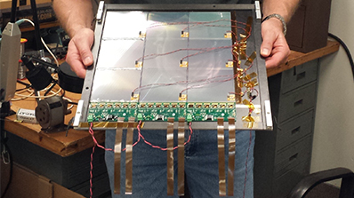 silicon strip cosmic muon detector