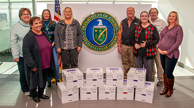 EM Nevada completed the transfer of more than 7,200 documents and records to LM for long-term stewardship of 70 sites on the Nevada Test and Training Range, including TTR. (Photo taken prior to COVID-19.)