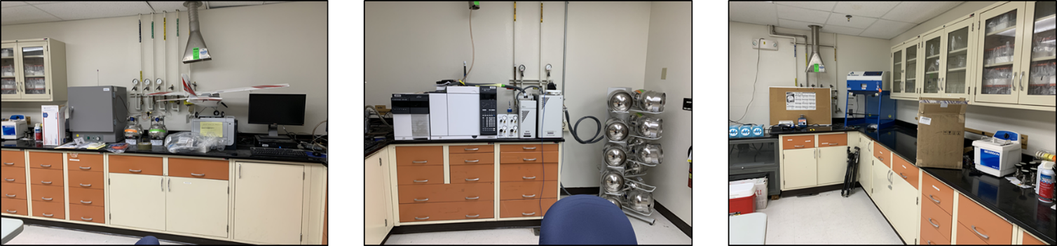 Figure 1. Starting state of GCMS laboratory