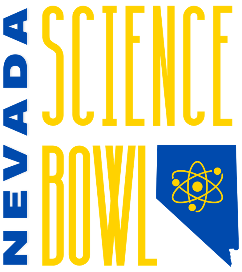 The words "Nevada Science Bowl" next to an outline of the state of Nevada.