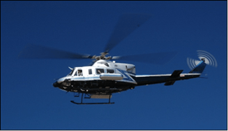 twin-engine Bell 412 helicopter