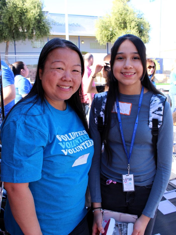 A student and NNSS volunteer.